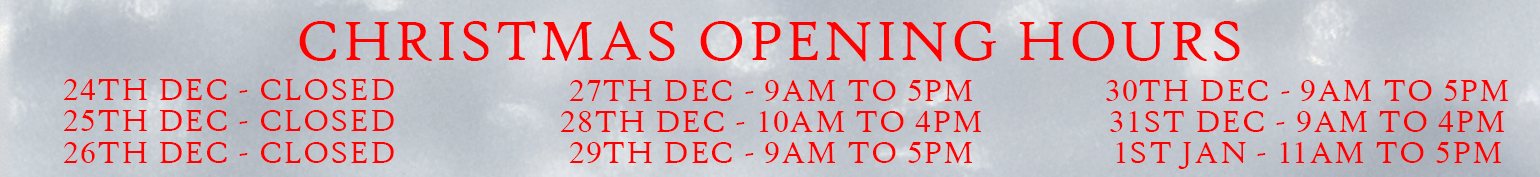 Christmas opening hours